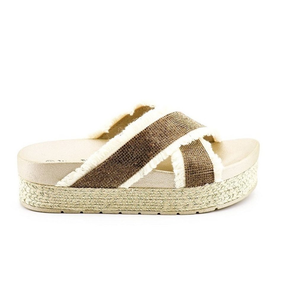 comfy chunky wedges Espadrille - Picture 3 of 5